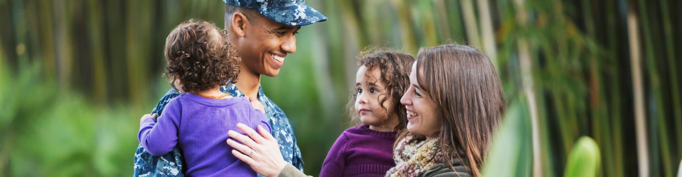 Baker's Gas Service Member and His Family