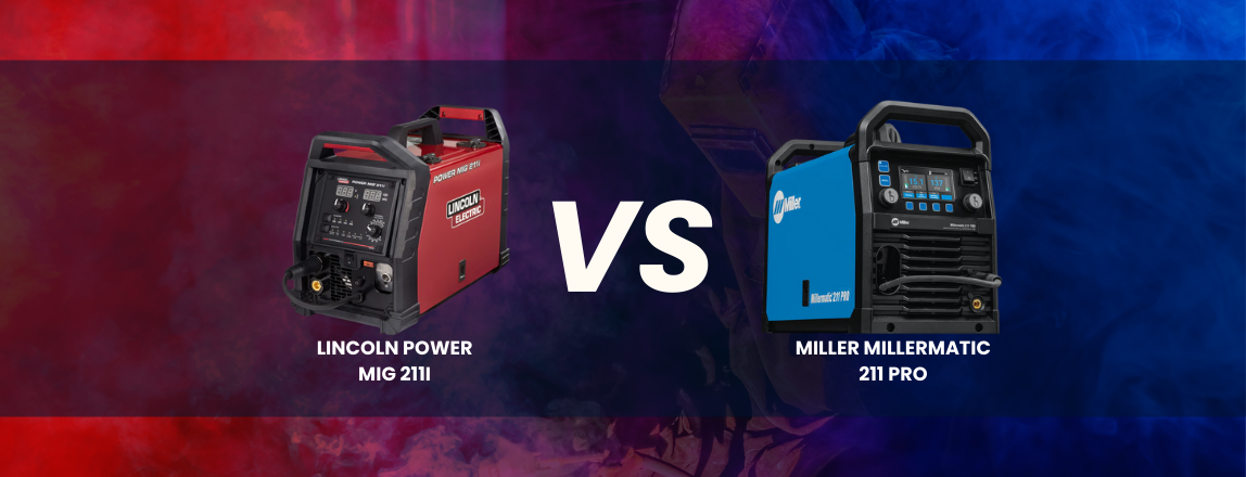 Baker's Gas Compare the Miller 211 Pro vs. the Lincoln 211i