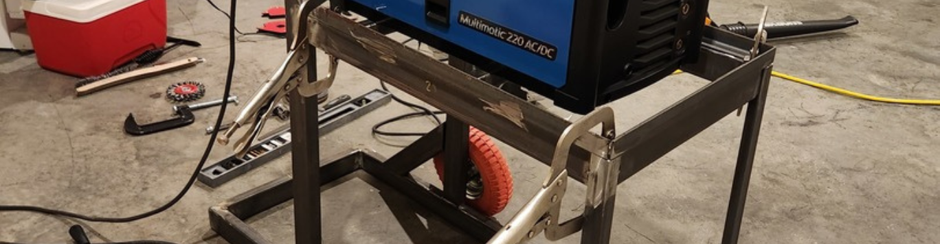 Baker's Gas Homemade Welding Cart