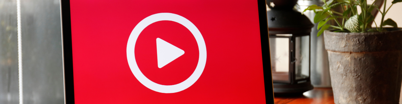 Baker's Gas Video play button icon on computer screen