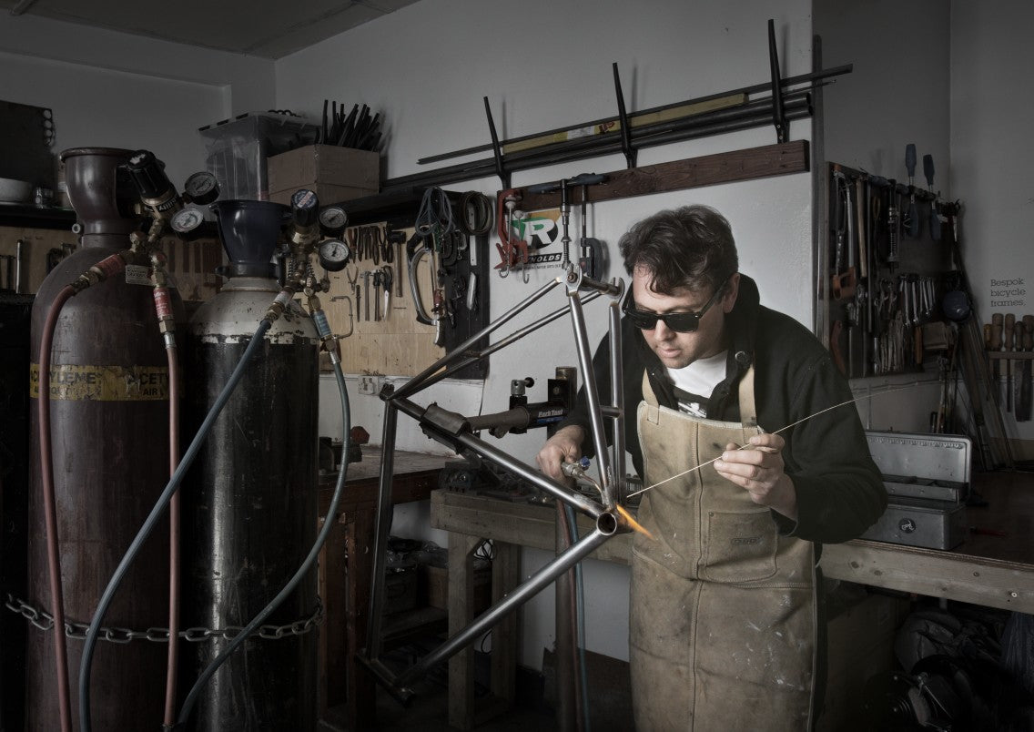 Baker's Gas Fillet Brazing of a Steel Bike Frame