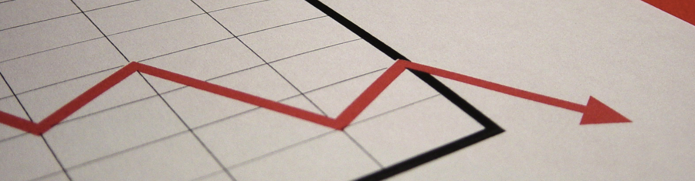 Baker's Gas Graph showing a downward trend