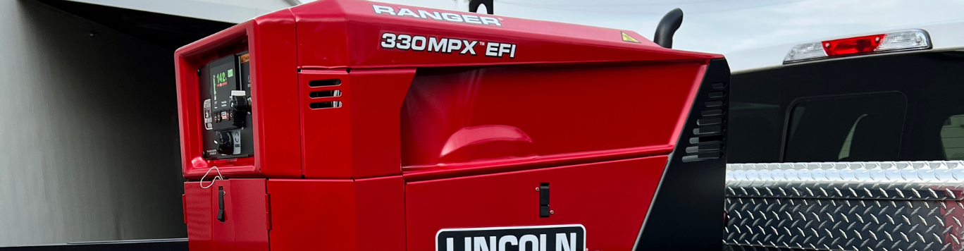 Baker's Gas Lincoln Ranger EFI in bed of truck