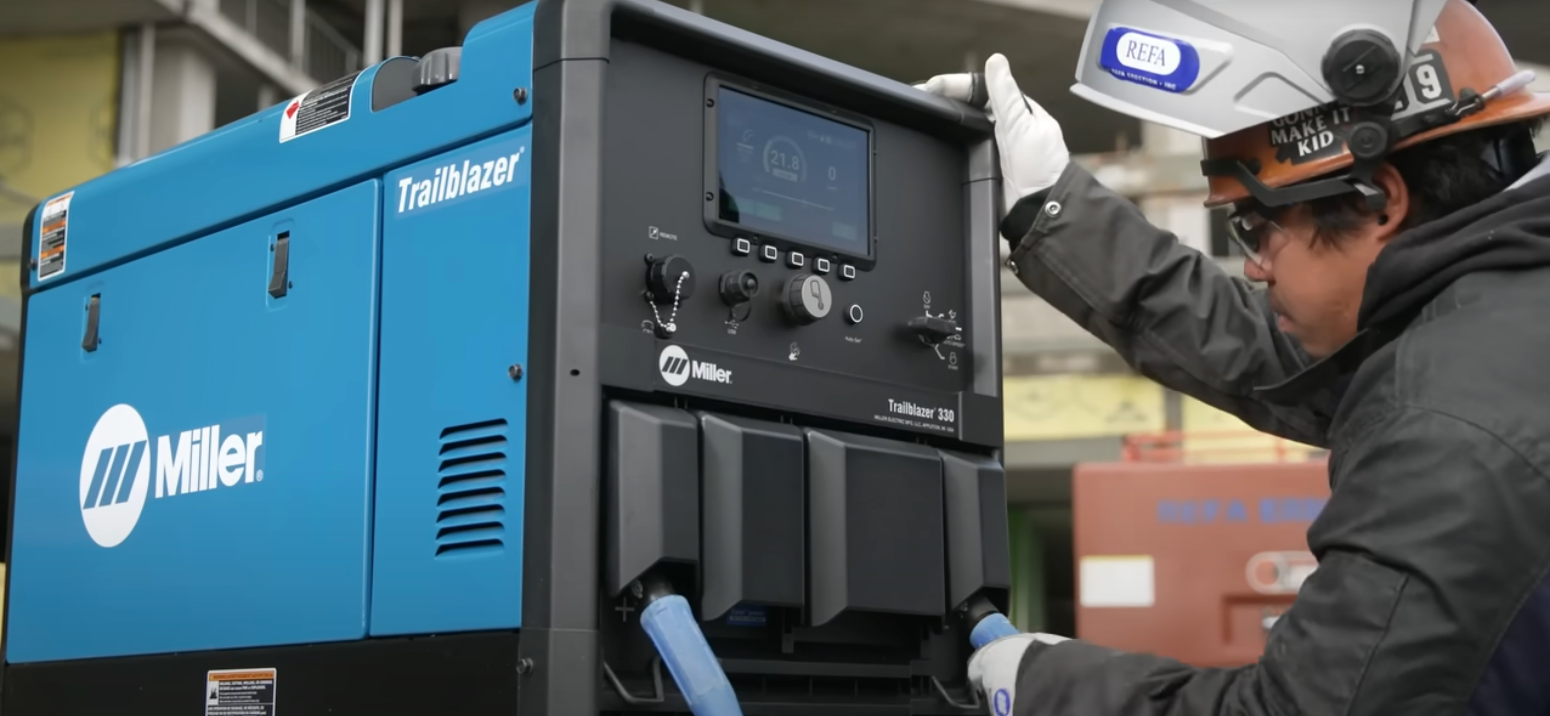 Baker's Gas Unveiling the Power of the Miller Trailblazer 330 Welder