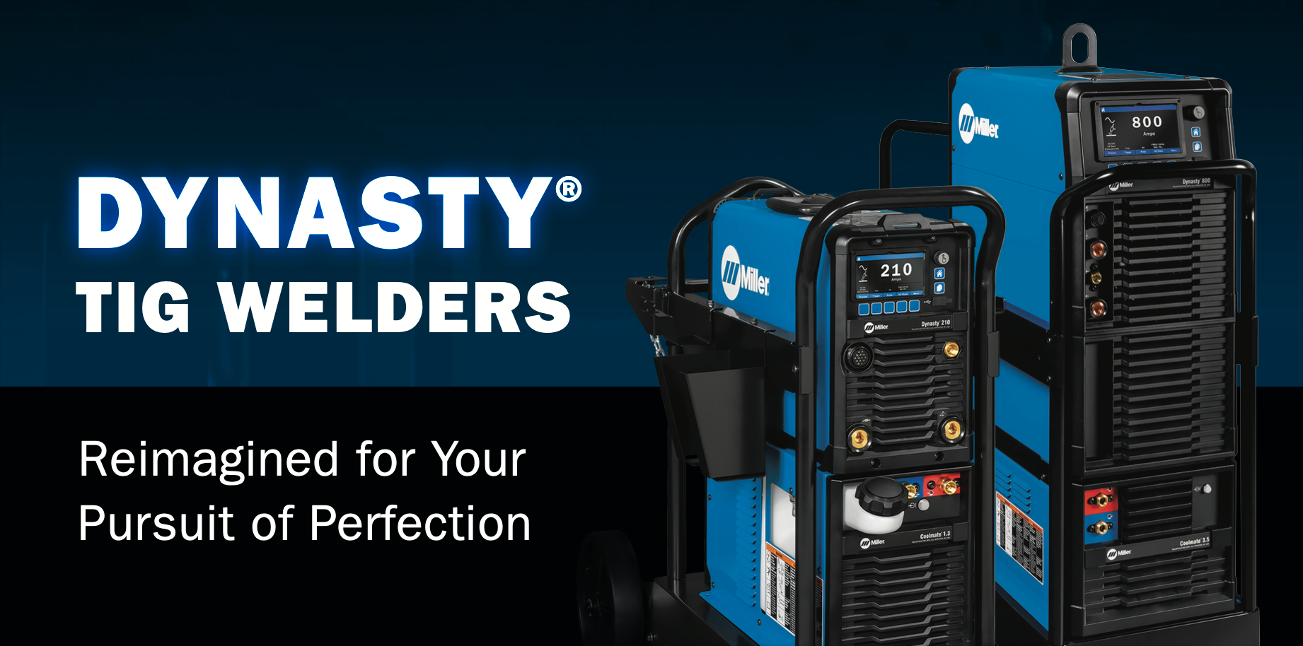 Baker's Gas New Miller Dynasty 400 and 800 Machines with LCD Display