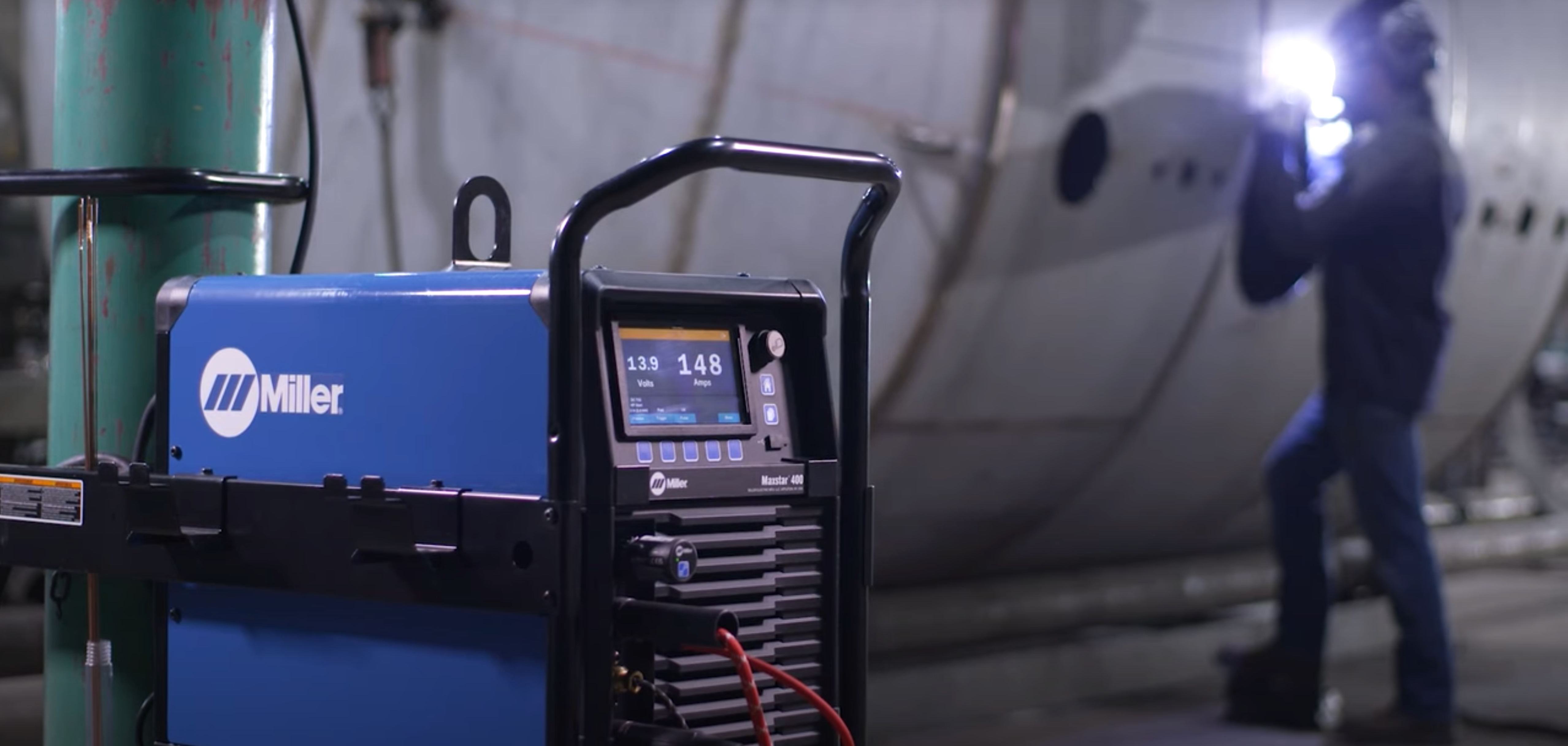 Baker's Gas Introducing the New Miller Maxstar 400: Now with 7-Inch LCD Display
