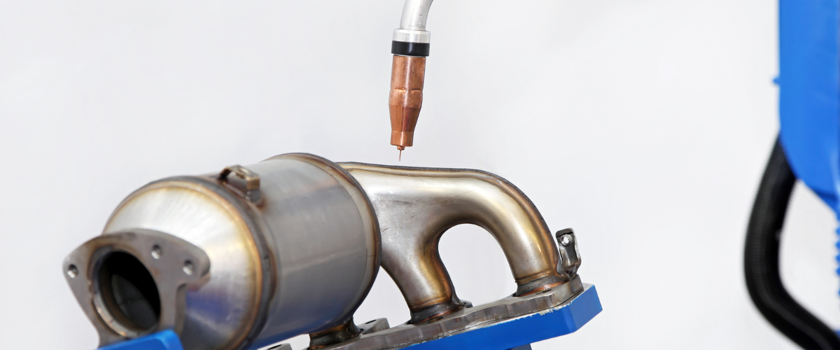 Baker's Gas Exhaust weld