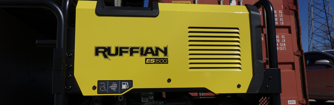 Baker's Gas ESAB Ruffian banner