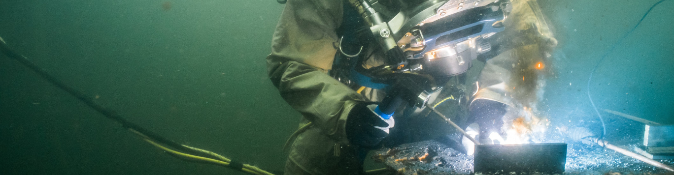 Baker's Gas underwater welding