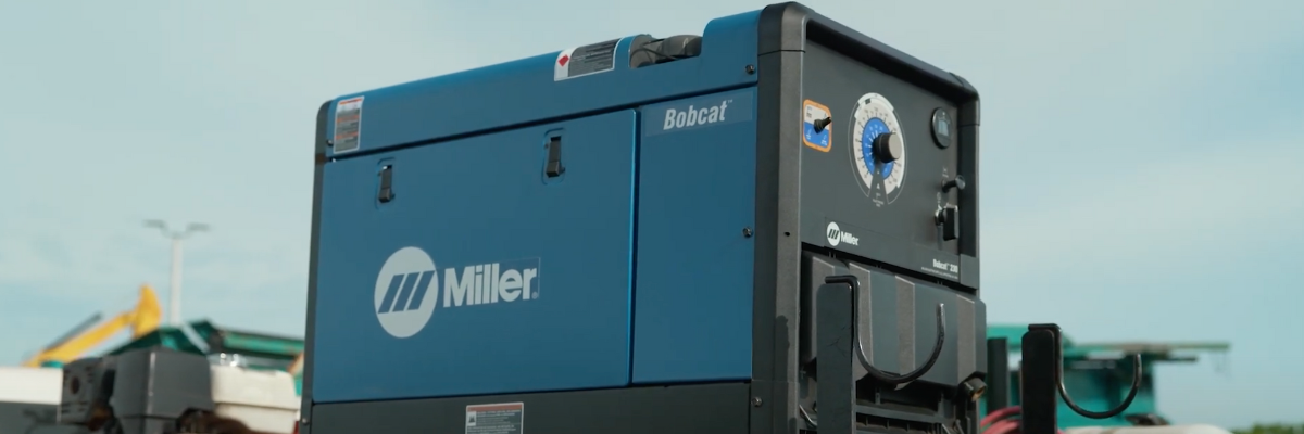 Baker's Gas Bobcat 230 on truck