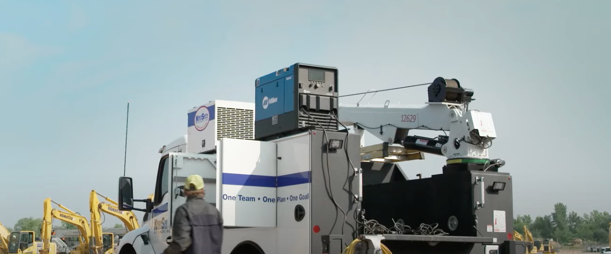Baker's Gas Bobcat 265 On Truck