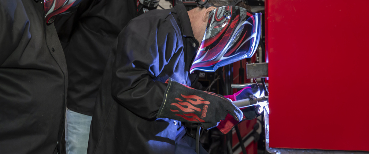 Baker's Gas Welding with Auto-Darkening Helmet