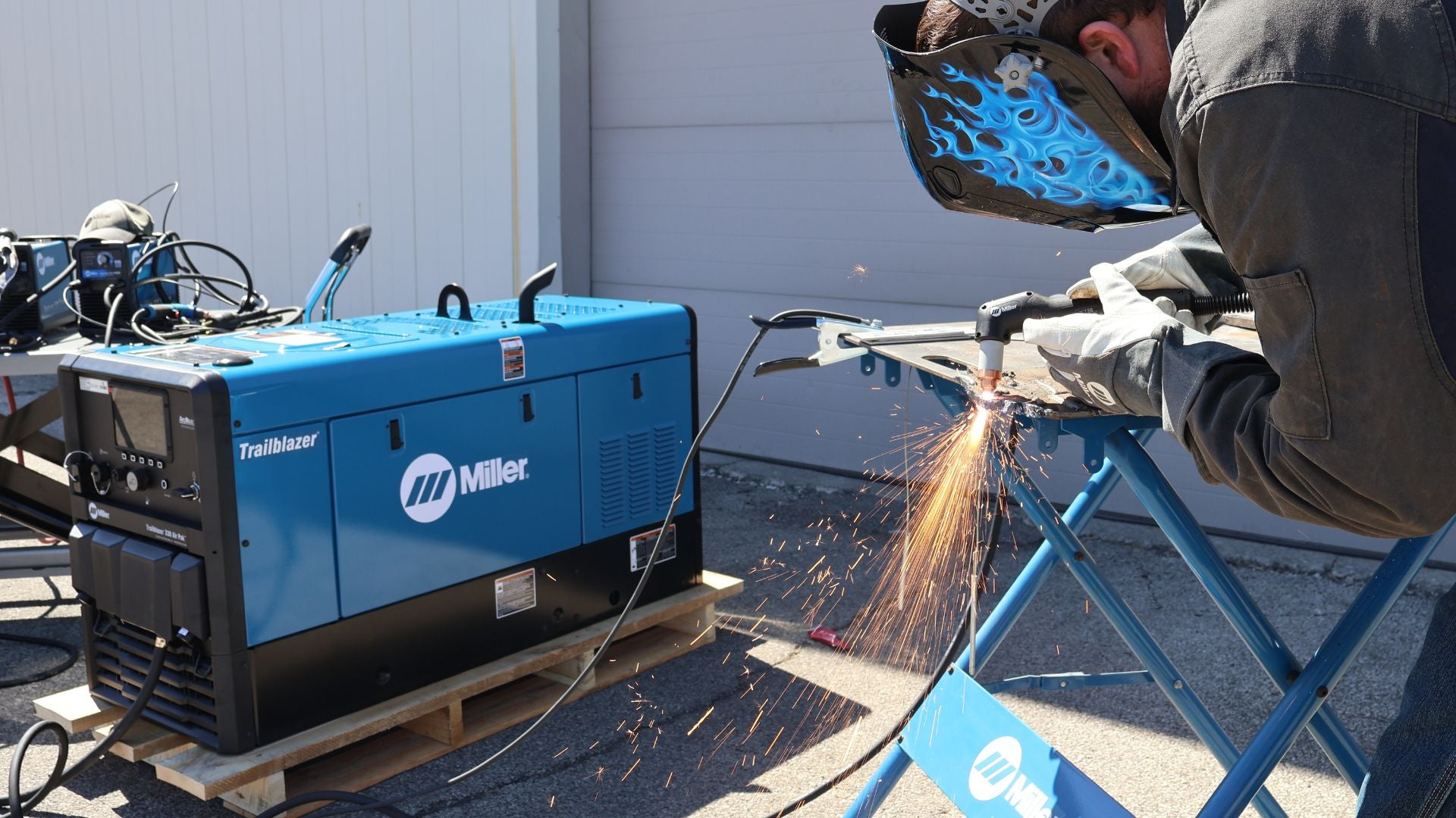 Baker's Gas Unbeatable Combo: Miller Trailblazer 330 Air Pak and Miller Spectrum Plasma Cutters
