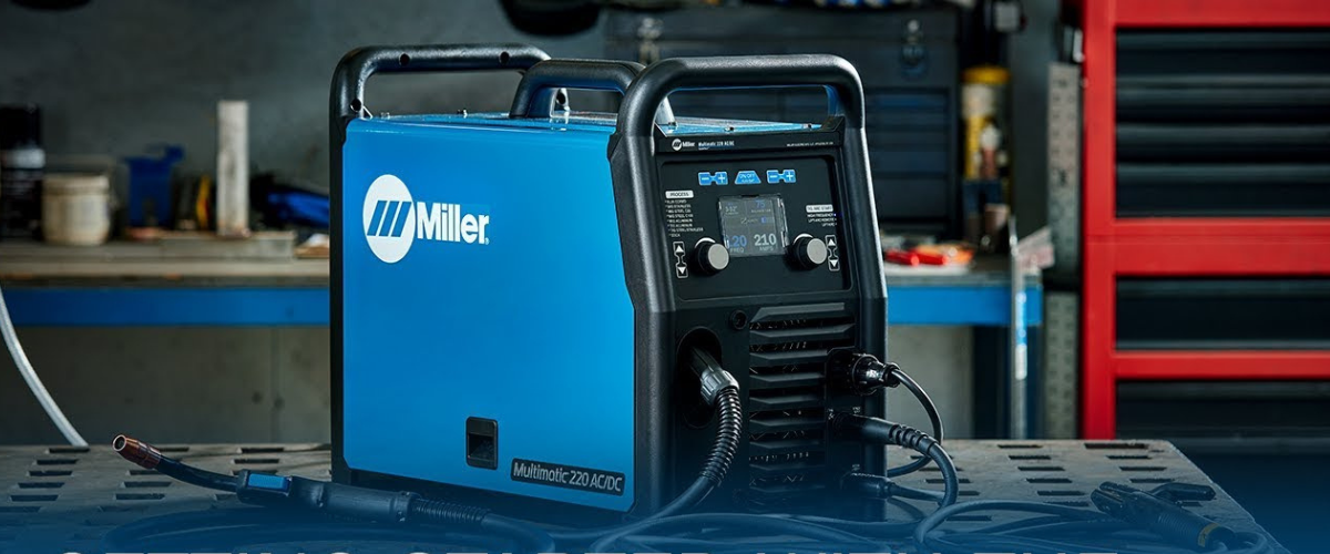 Baker's Gas Don’t Miss the New Miller Multimatic 220 AC/DC Multiprocess Welder