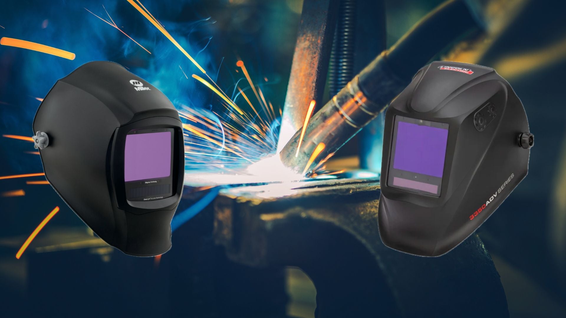 Baker's Gas Head to Head Helmet Showdown: Miller Digital Infinity ClearLight 4x vs. Lincoln Viking 3350 ADV