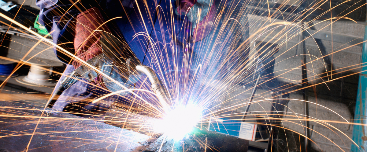 Baker's Gas weld banner