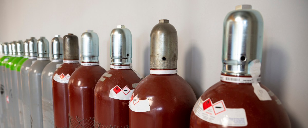 Baker's Gas gas cylinders
