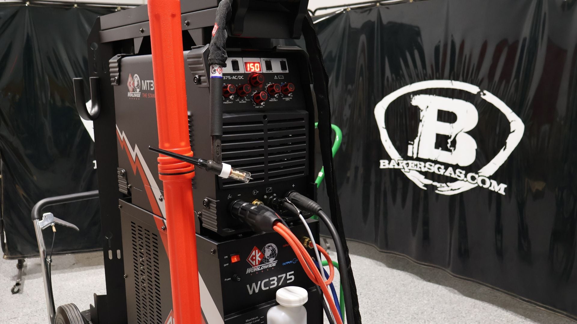 Baker's Gas Unleash Precision and Power with the CK Worldwide MT375 AC/DC TIG Welder