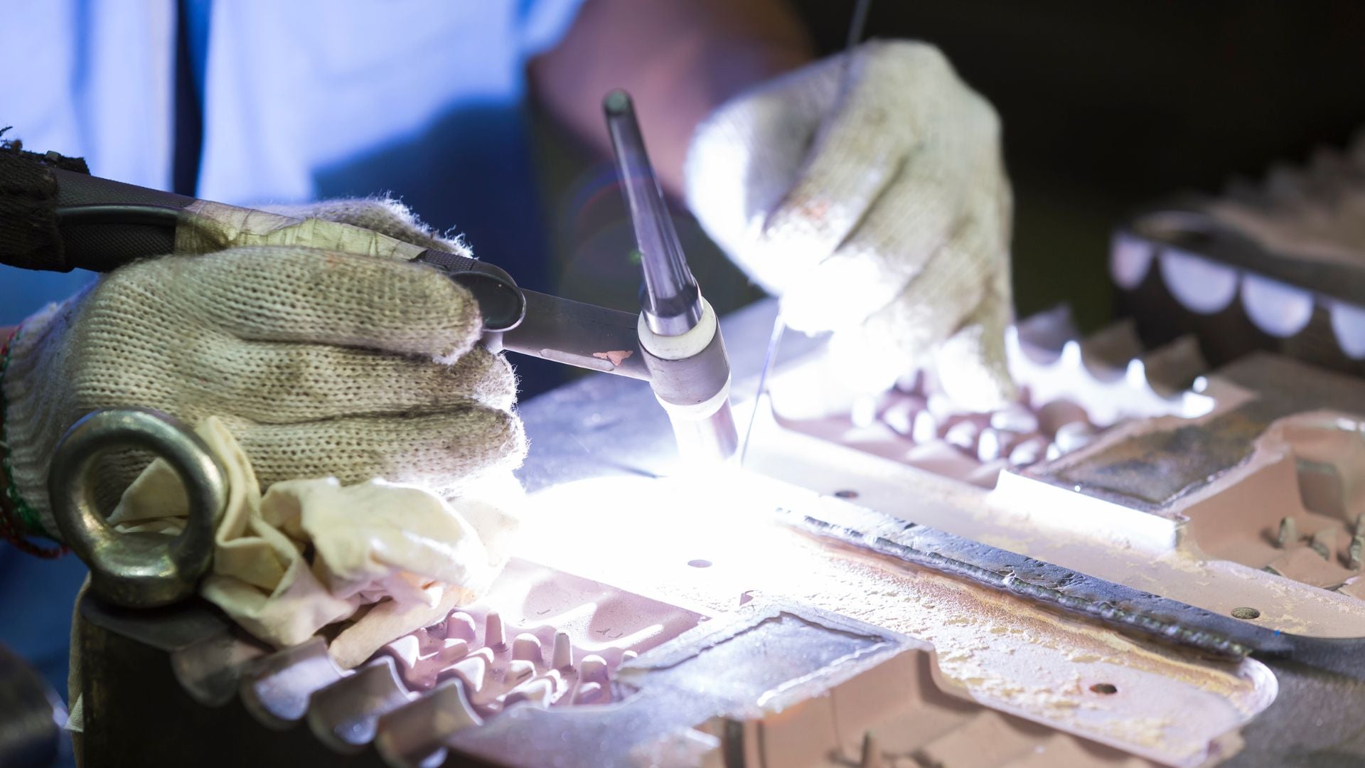 Baker's Gas TIG welding