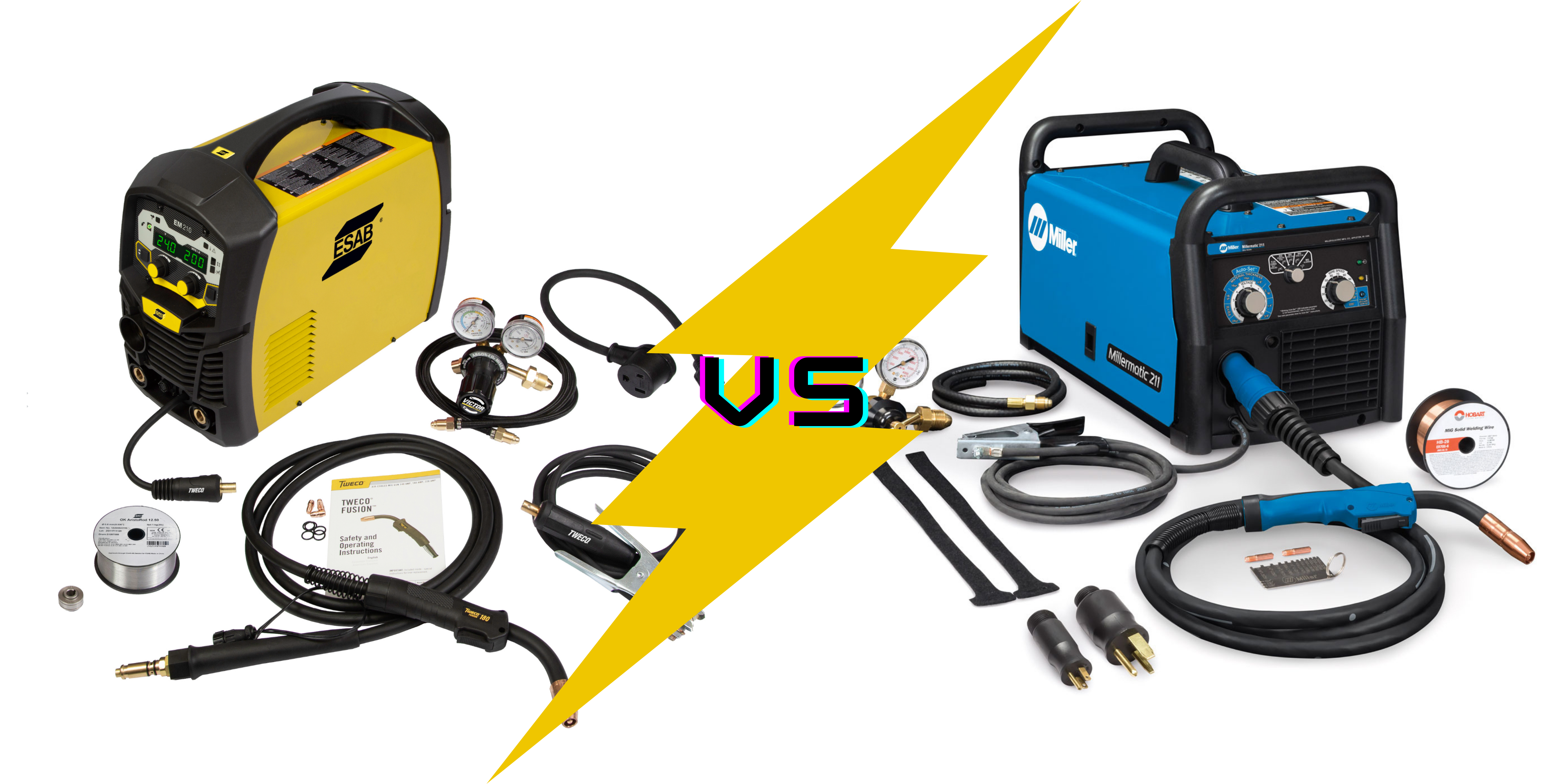Baker's Gas Comparing the Millermatic 211 and ESAB EM 210