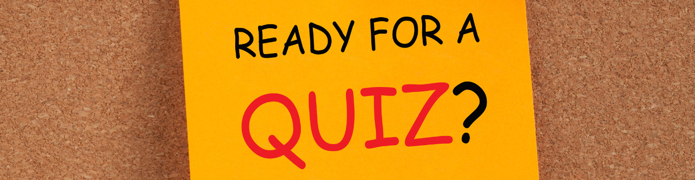 Baker's Gas Sticky note that says "Ready for a Quiz?"