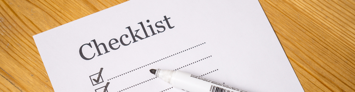 Baker's Gas Written checklist
