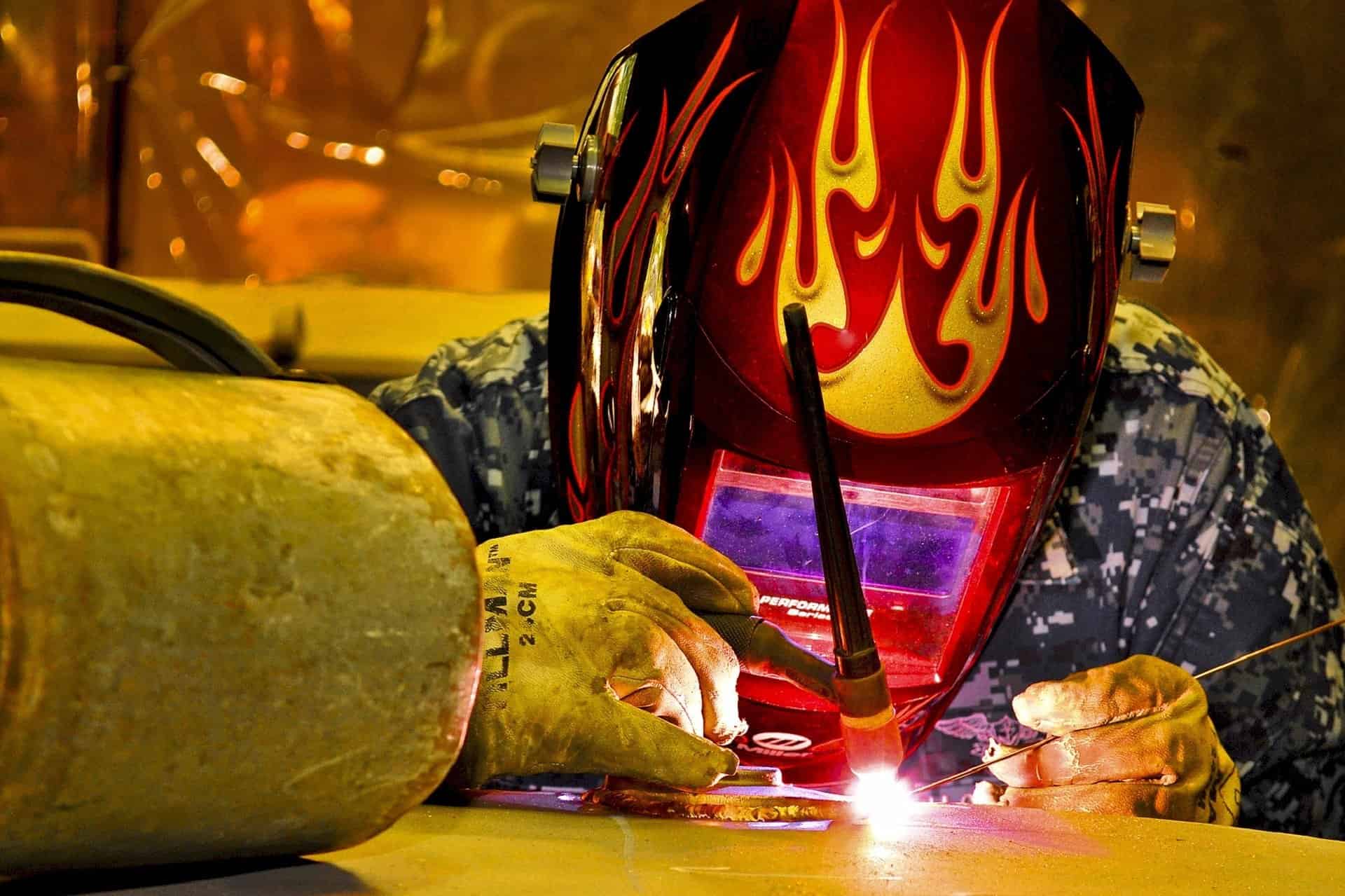 Baker's Gas Mig welding helmet