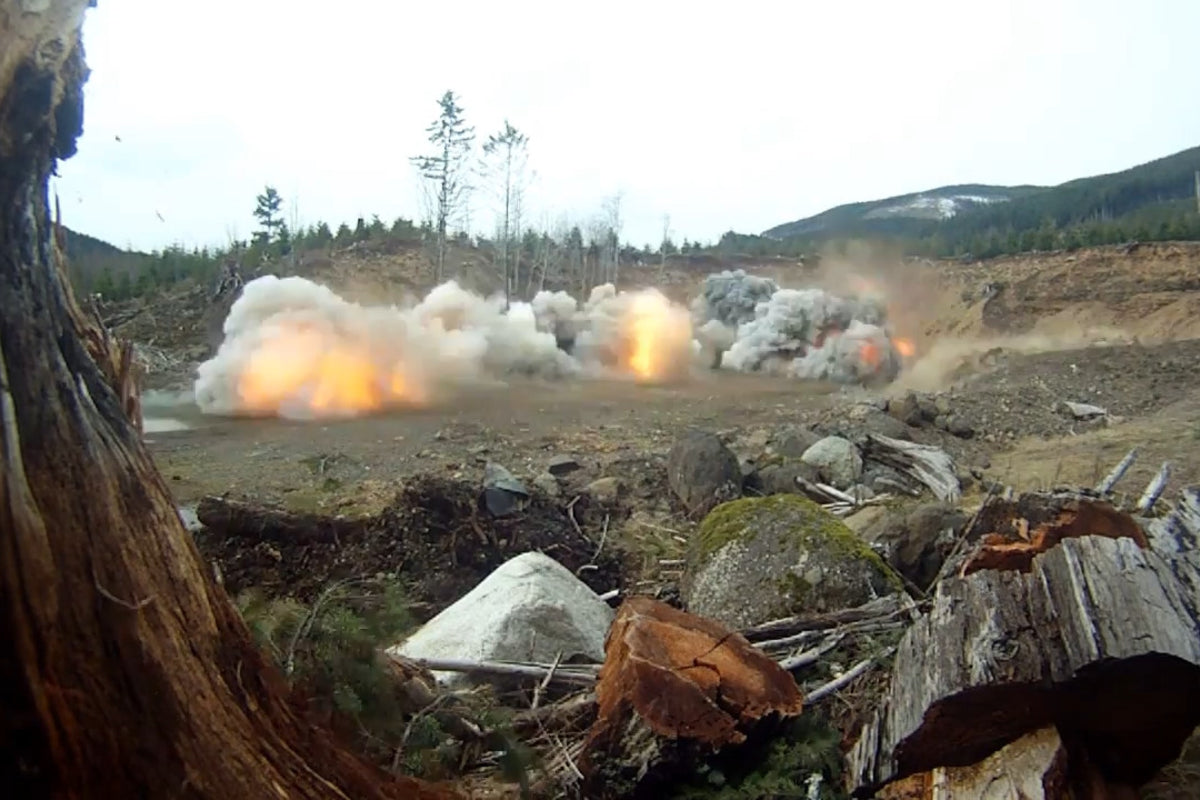 Baker's Gas Explosion in a field