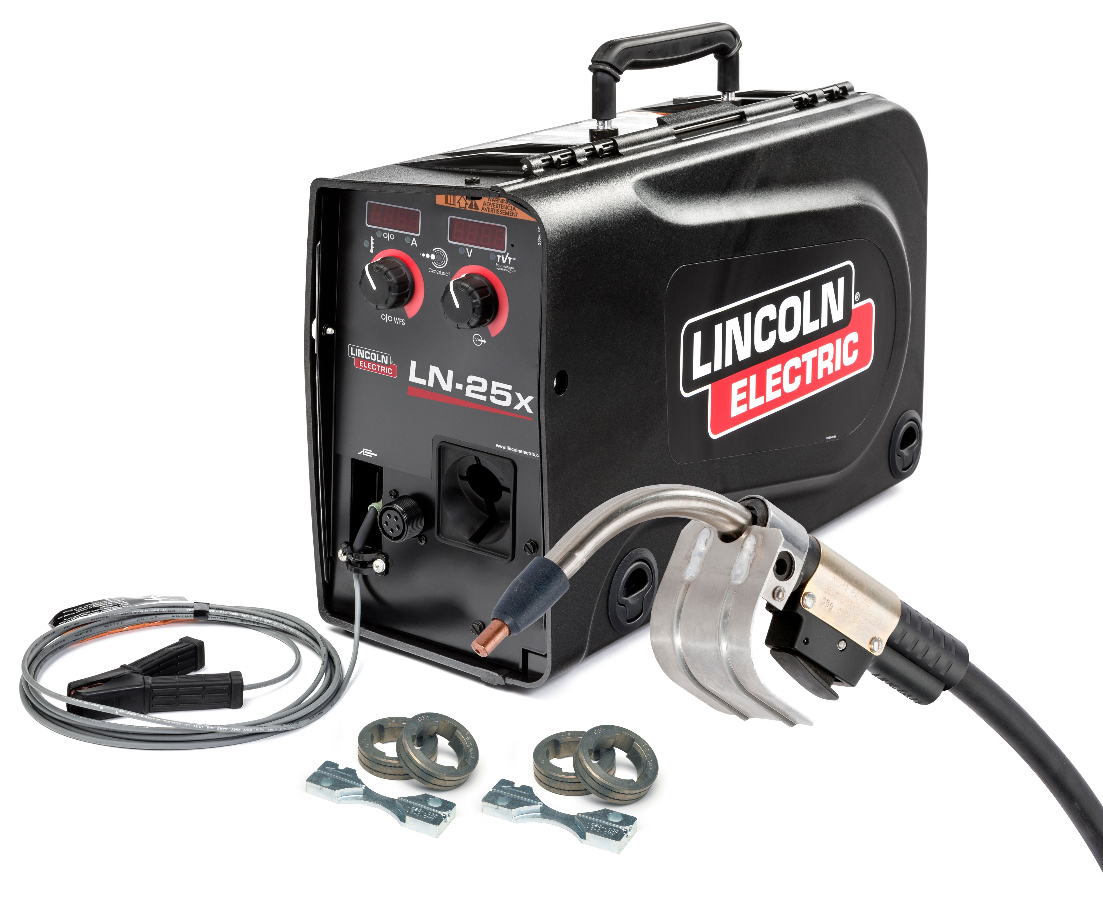 Lincoln Electric LN-25X Pro w/ TVT 5/64-1/16 One-Pak - K4266-2 welding machine with accessories and cable kit