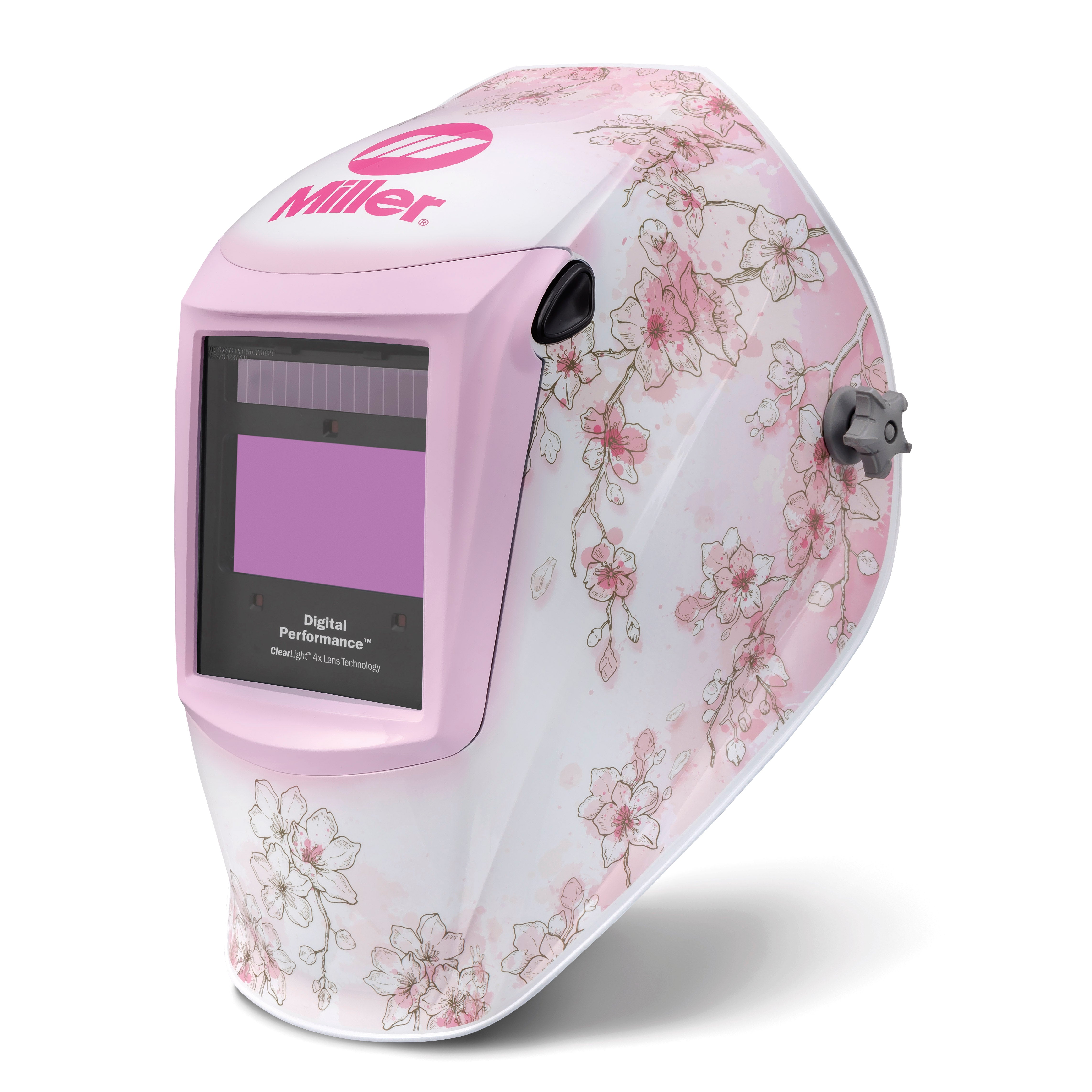Miller Digital Performance Welding Helmet w/ Clear Light 4x, Burn & Blossom - 296756