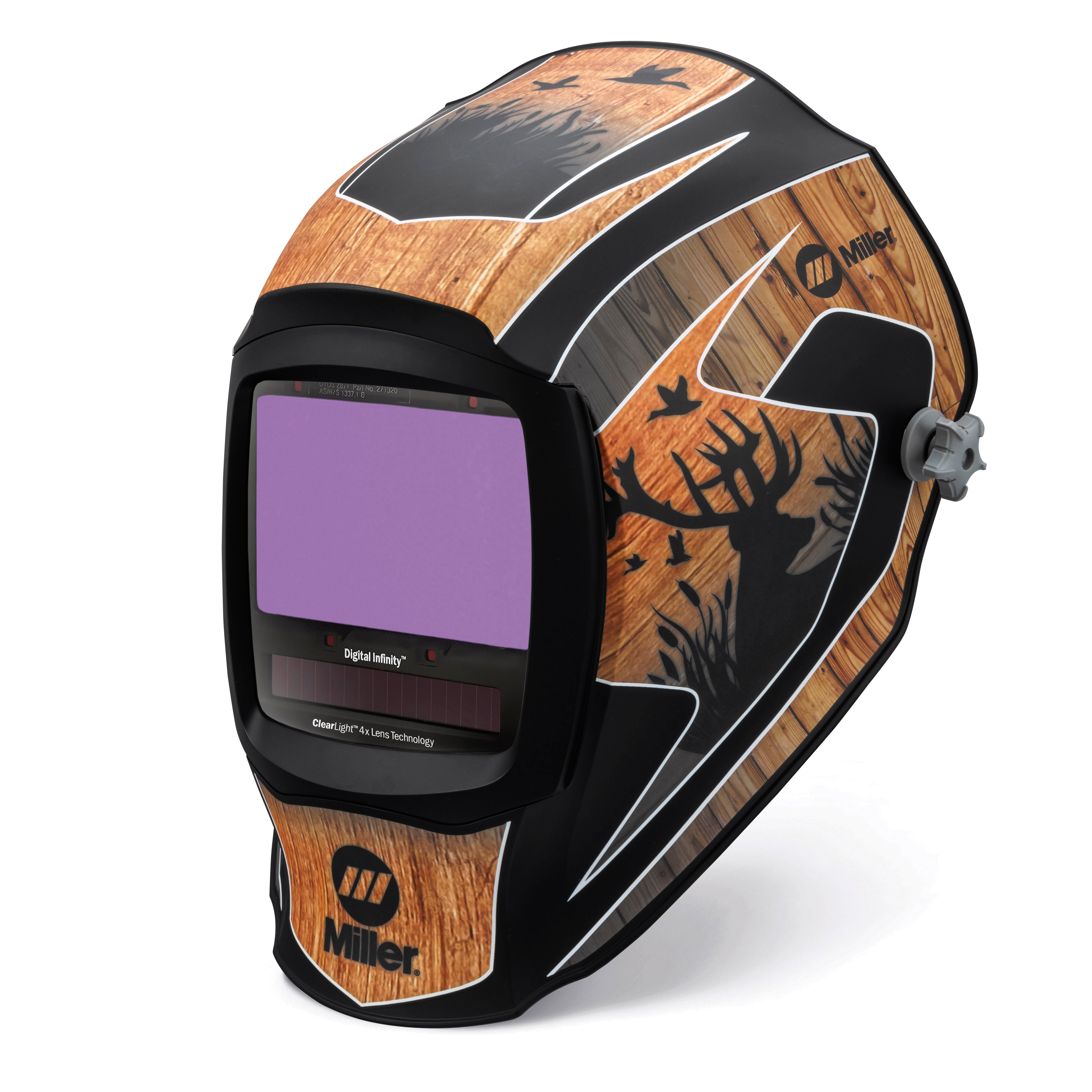 Miller Digital Infinity Welding Helmet w/ ClearLight 4x Lens, Outdoorsman- 296783