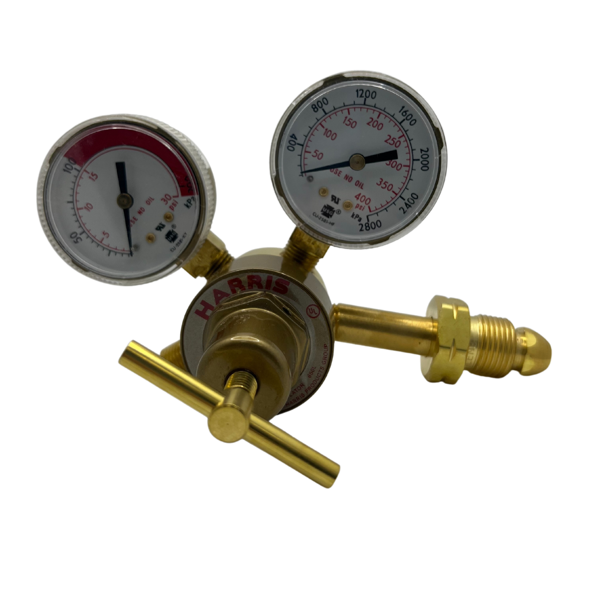 HARRIS Light Duty Single Stage Acetylene Regulator 301-15-510 (Male) - 3000161 front