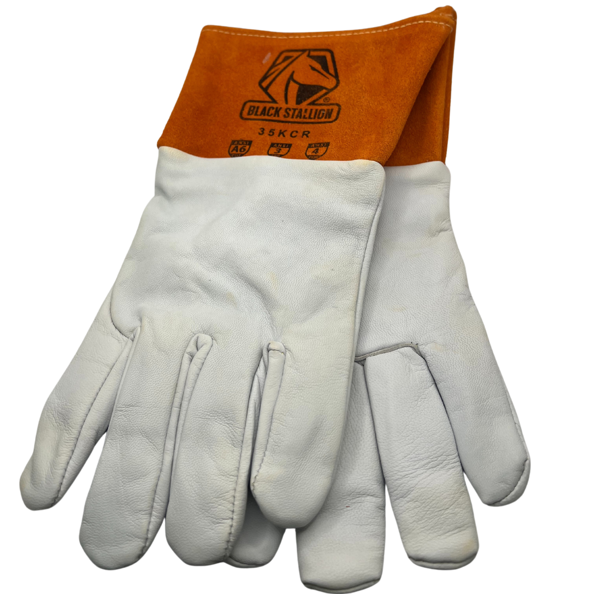 Baker's Gas Black Stallion A6 Cut Resistant Kidskin TIG Glove - 35KCR
