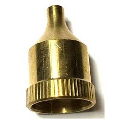 Bernard Inlet Guide Cap 5/pk - 214-116 showing a brass guide cap with knurled grip on white background
