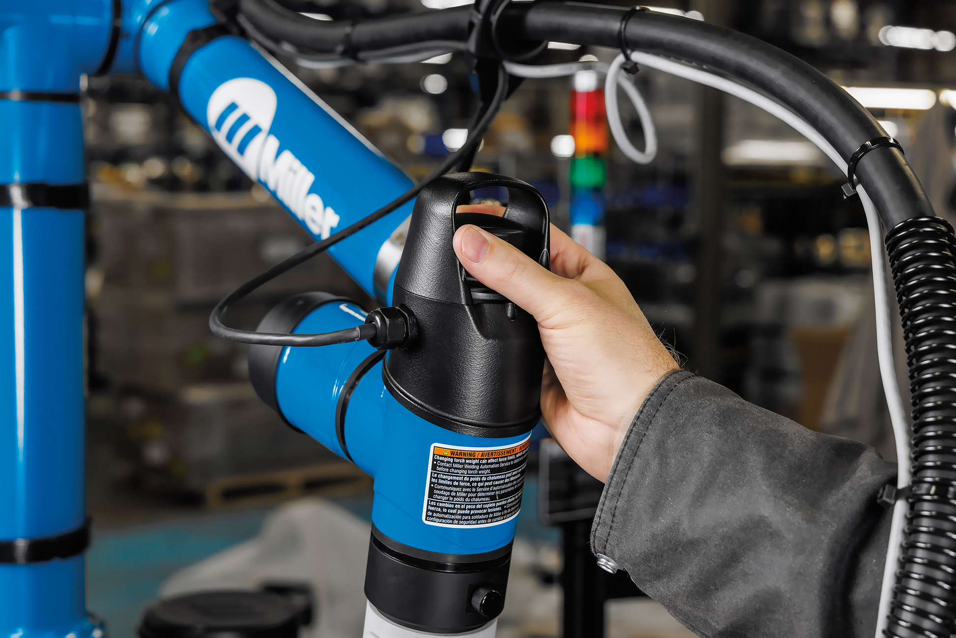 Baker's Gas Miller Copilot with Auto Deltaweld 350 arm 