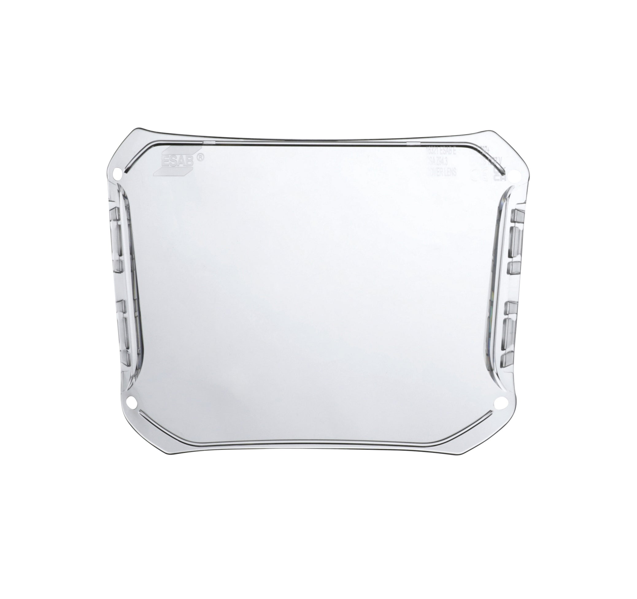 ESAB Savage A50 LUX Clear Cover Lens 5pk - 0700500953 transparent rectangular replacement lens with mounting holes