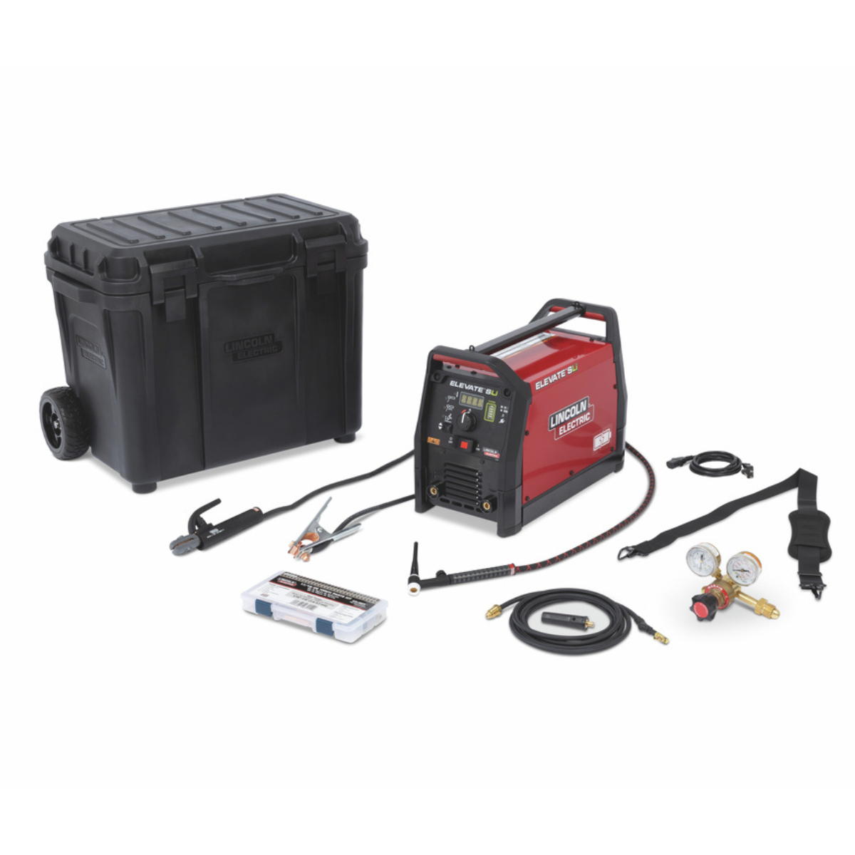 Lincoln Elevate SLi Battery Powered Welder w/TIG & Rolling case Package -K5624-1