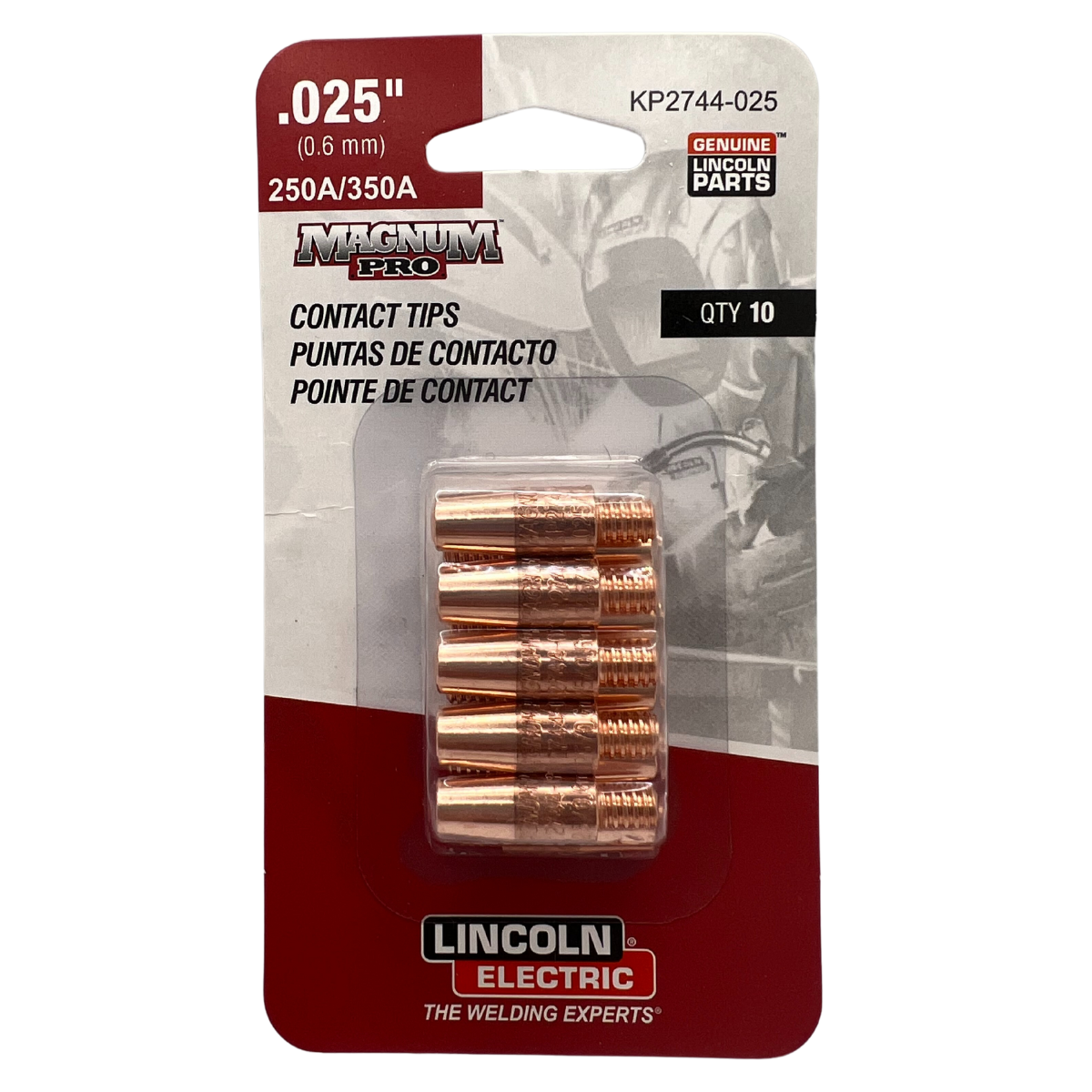 Baker's Gas Lincoln Contact Tip 350A (10/PK)