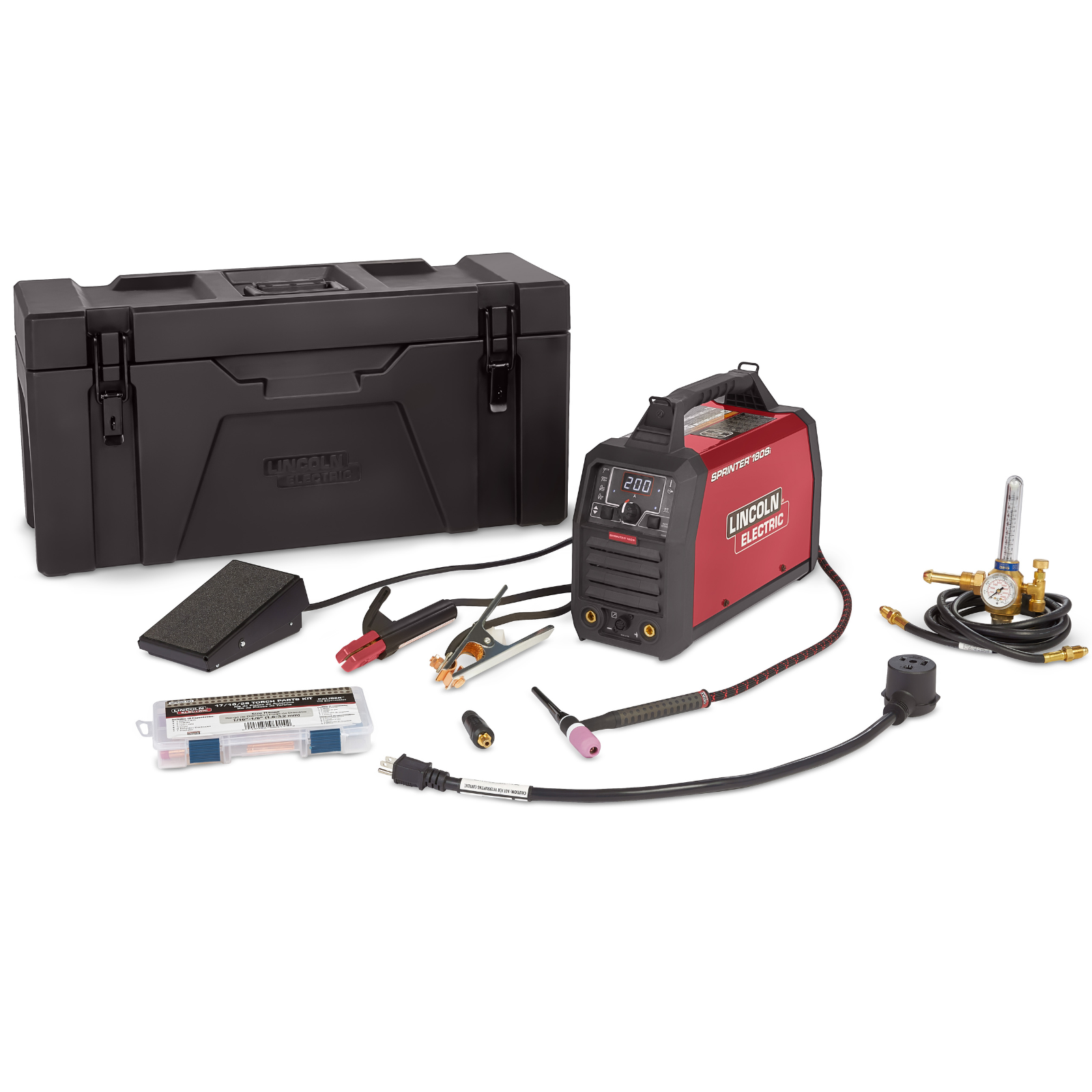 Lincoln Sprinter 180Si Stick Welder Case & TIG One-Pak - K5585-1