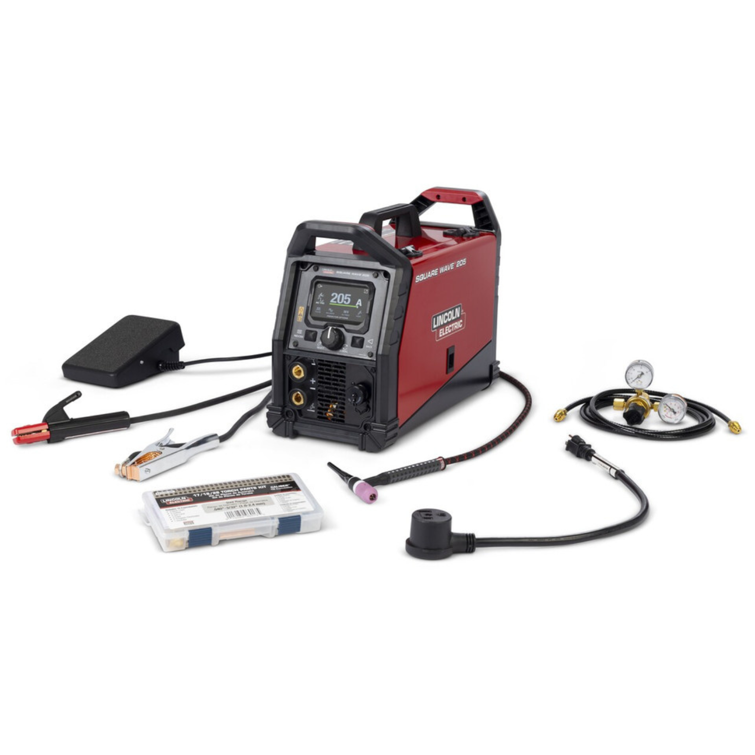 Lincoln Square Wave 205 TIG/Stick Welder - K5613-1 with accessories 
