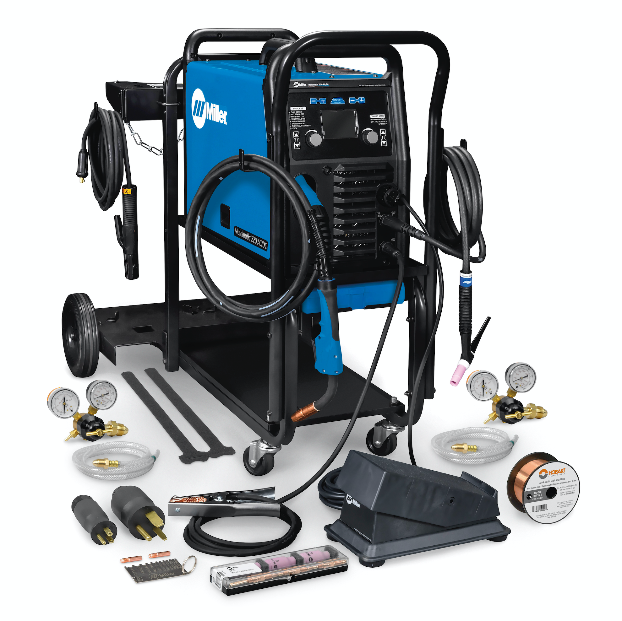 Miller Multimatic 220 AC DC Welder with cart