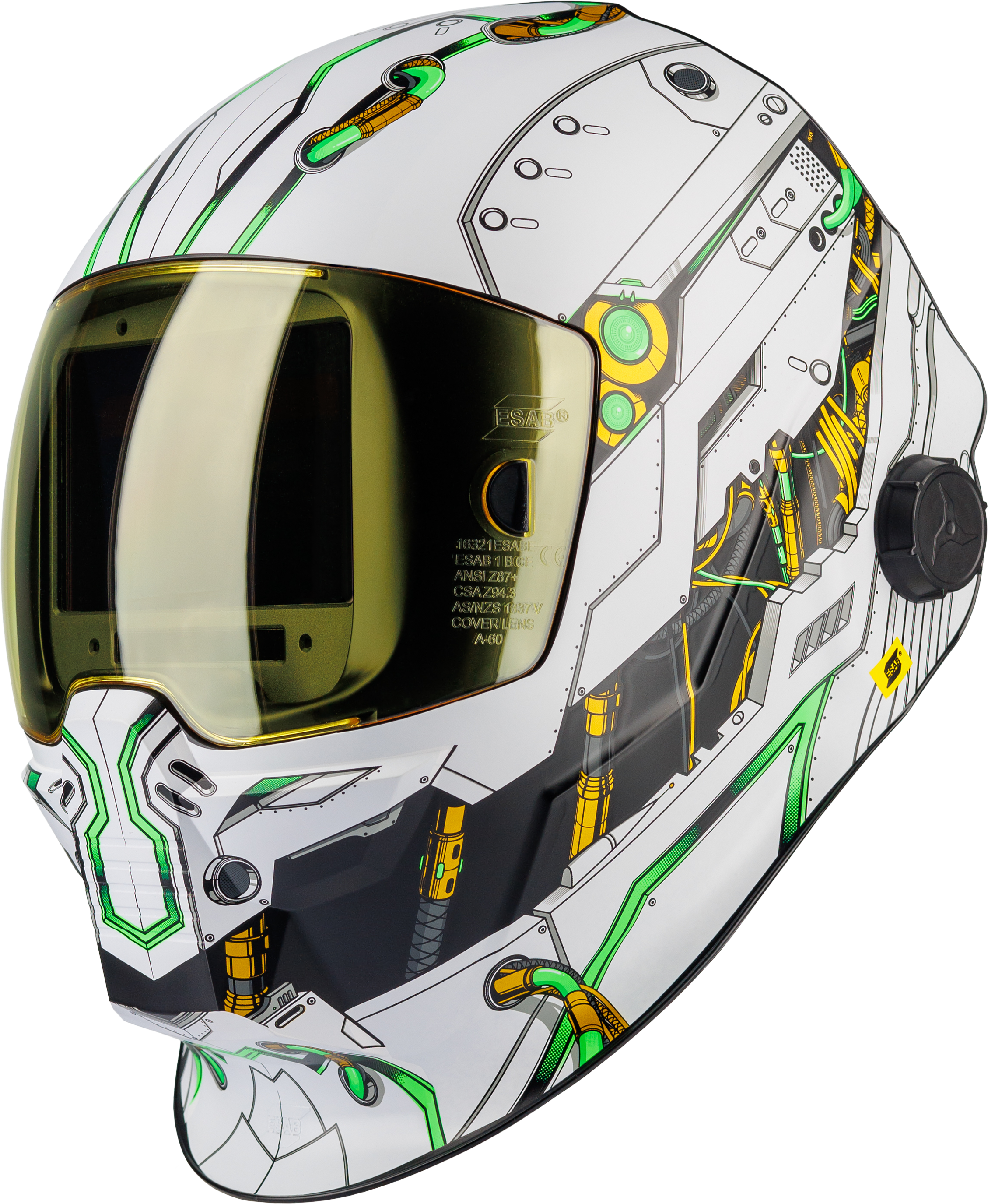 ESAB Ghost Graphic Sentinel A60 Welding Helmet right side 0700600893