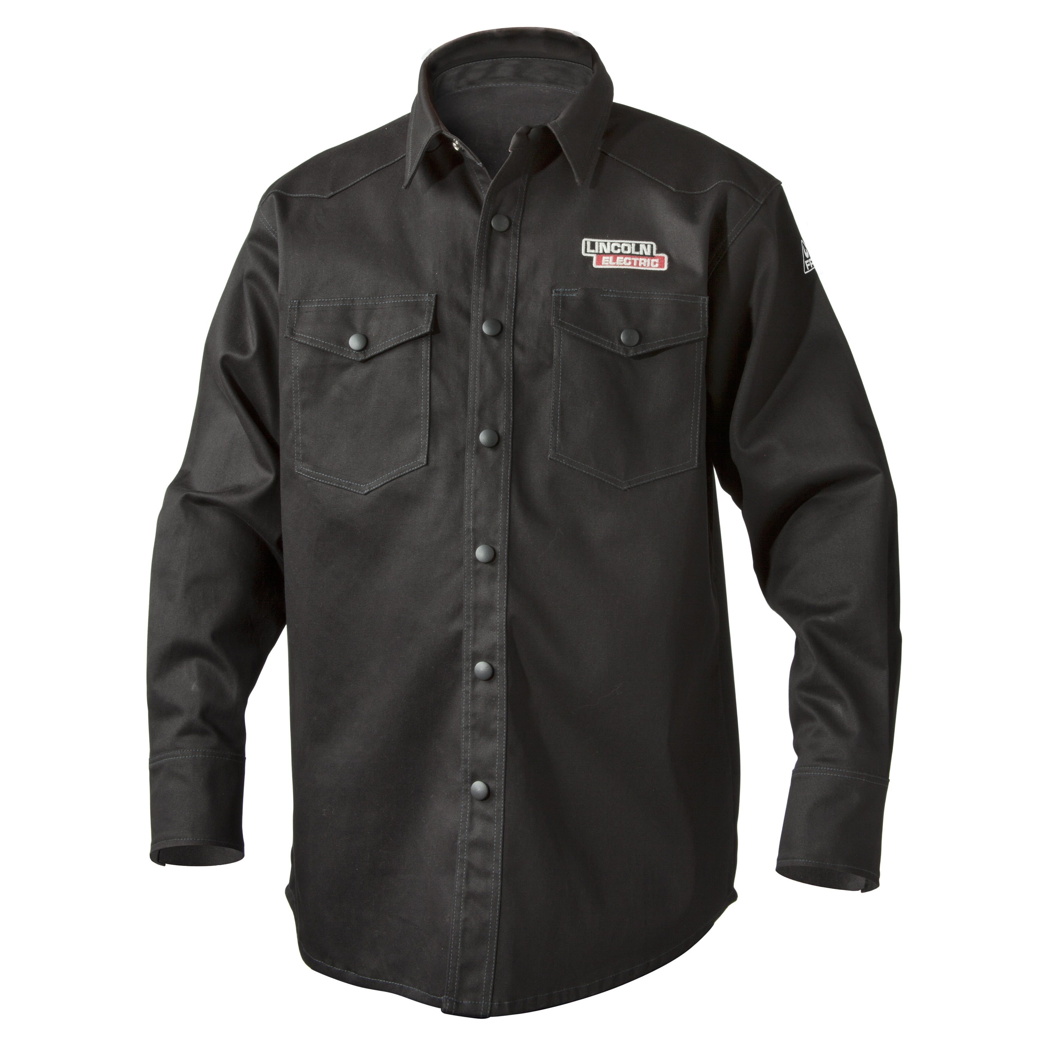 Baker's Gas Lincoln Black FR Welding Shirt - K3113