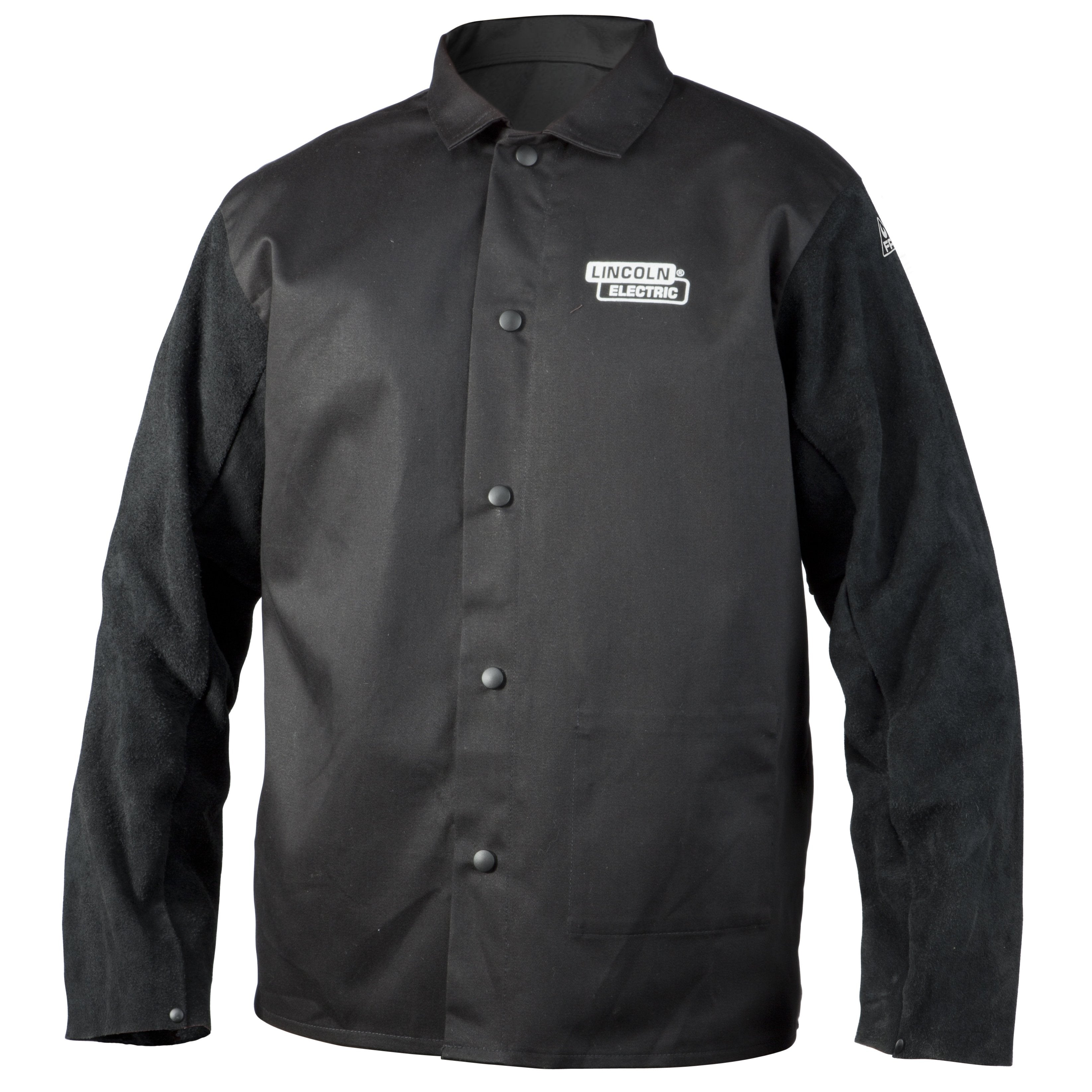 Baker's Gas Lincoln Traditional Welding Jacket w/ Split Leather Sleeves - K3106