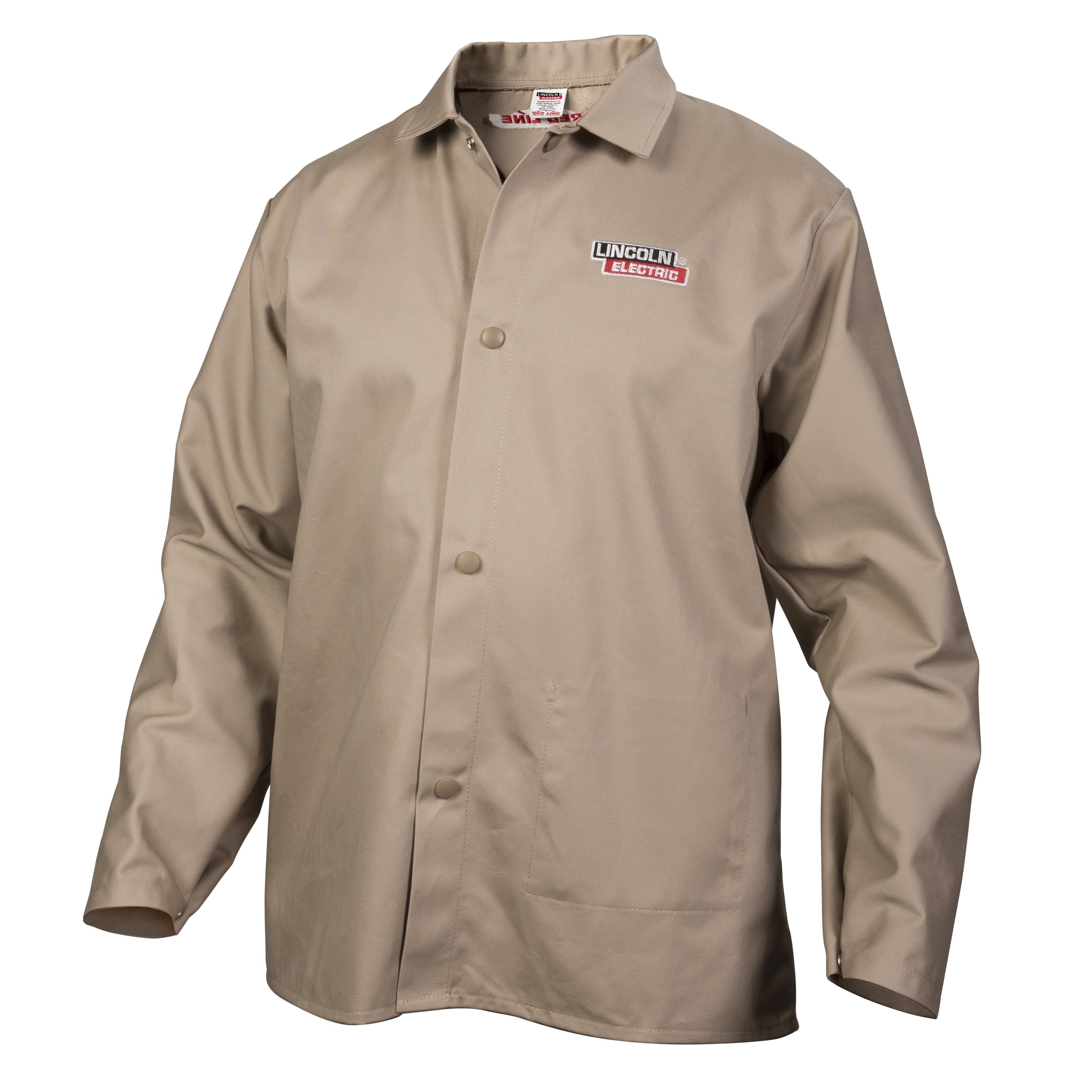 Baker's Gas Lincoln Traditional Khaki FR Cloth Welding Jacket - K3317