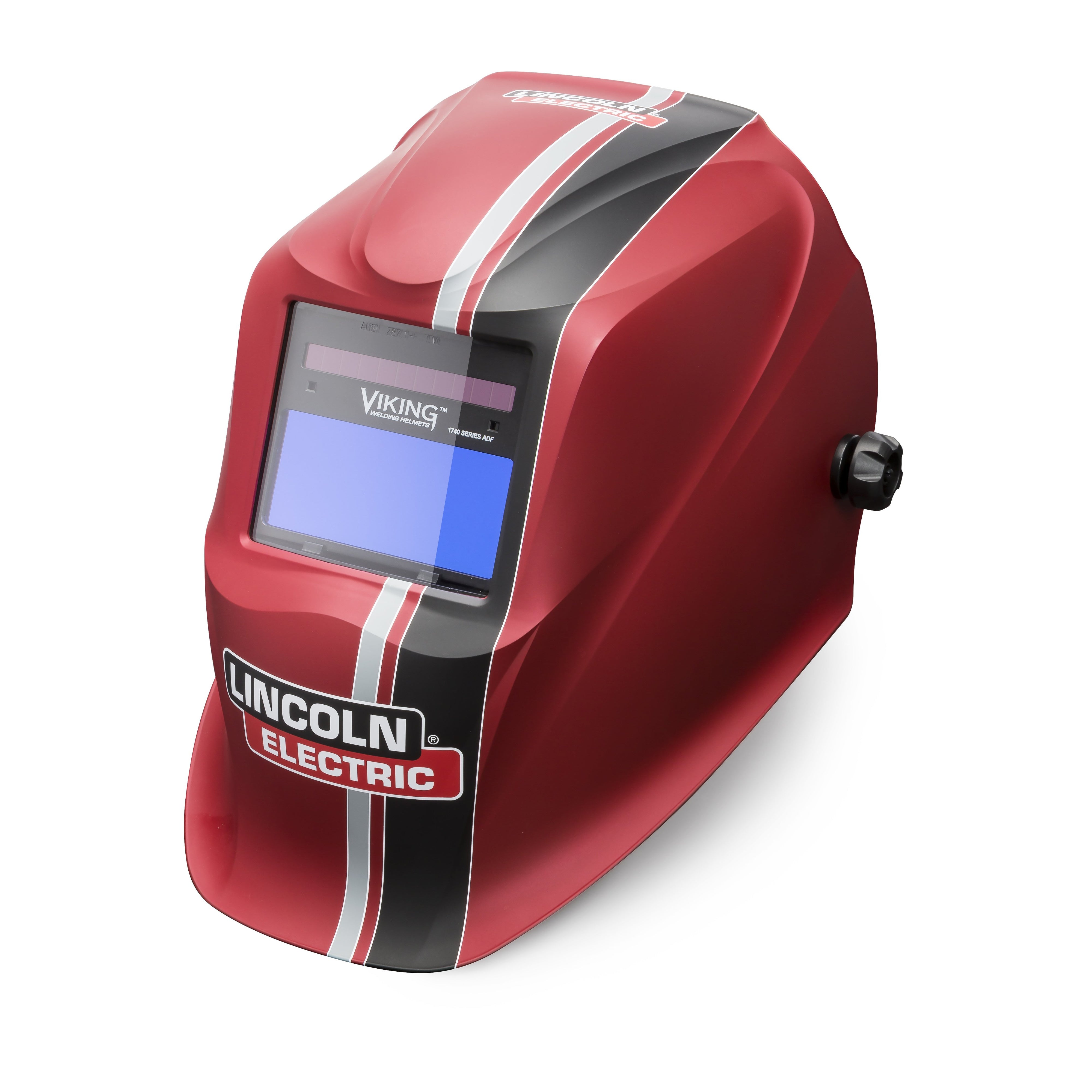 Lincoln 1740 4C Welding Helmet Shown from the front angled