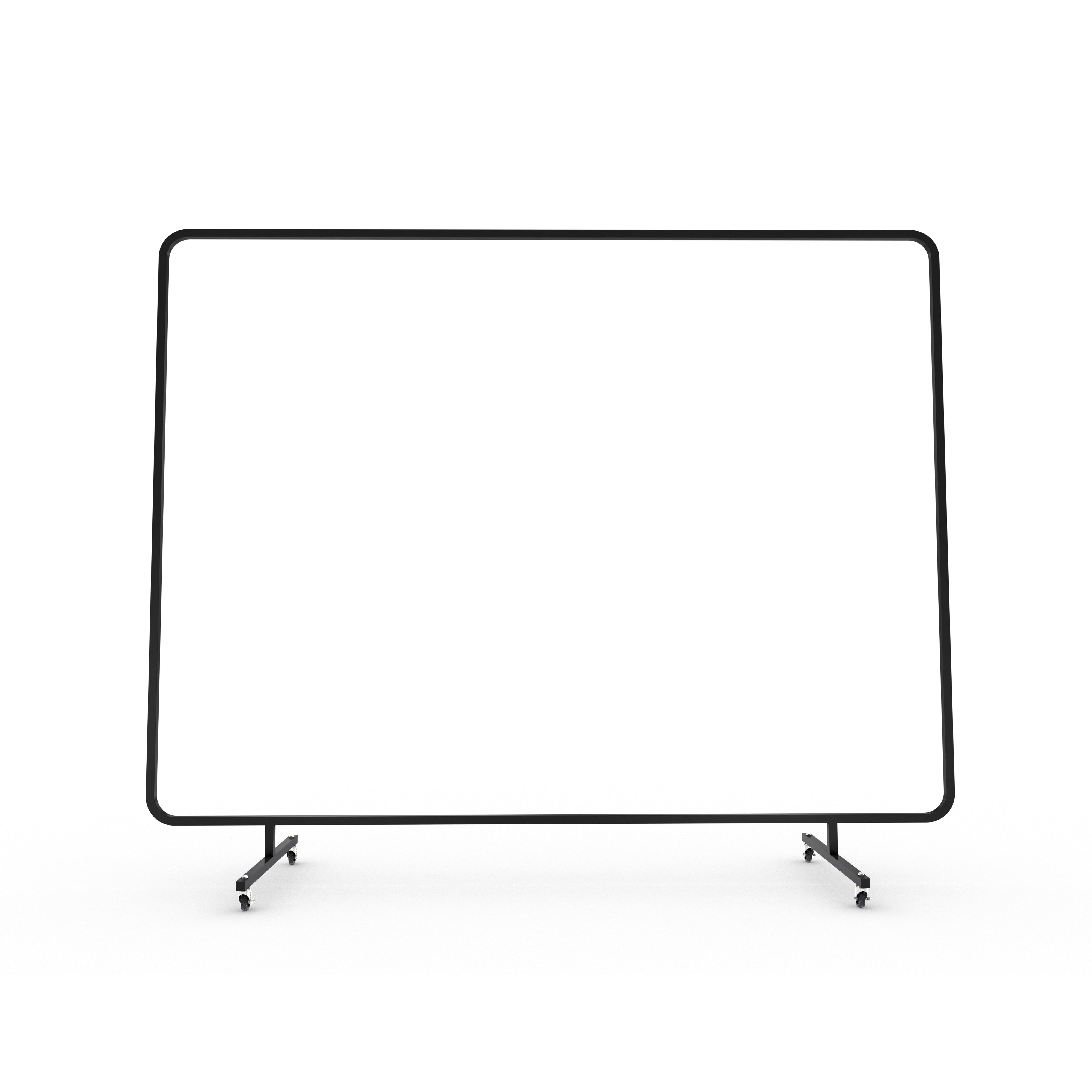 Baker's Gas Adjustable 6 foot by 8 foot metal tube frame with stands that have caster wheels attached.