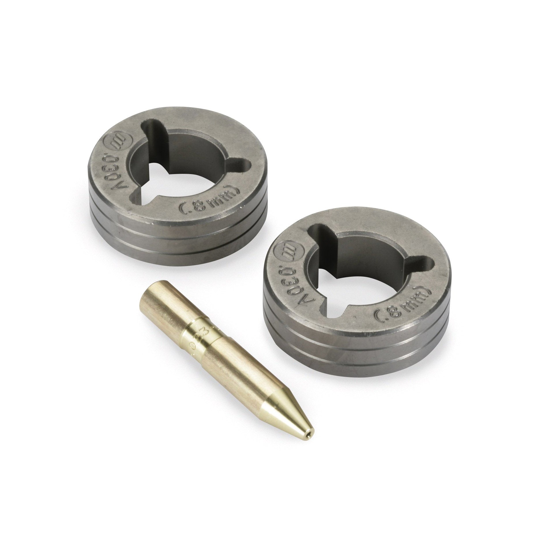Baker's Gas Miller .030" V-GR Drive Roll Kit w/ 2 Rolls - 079594