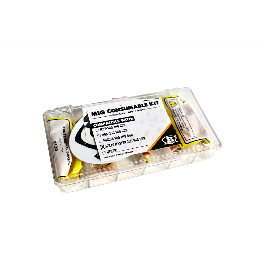 MIG Consumable Kit for Tweco Spray Master 250 Gun, .030 / .035 Wire
