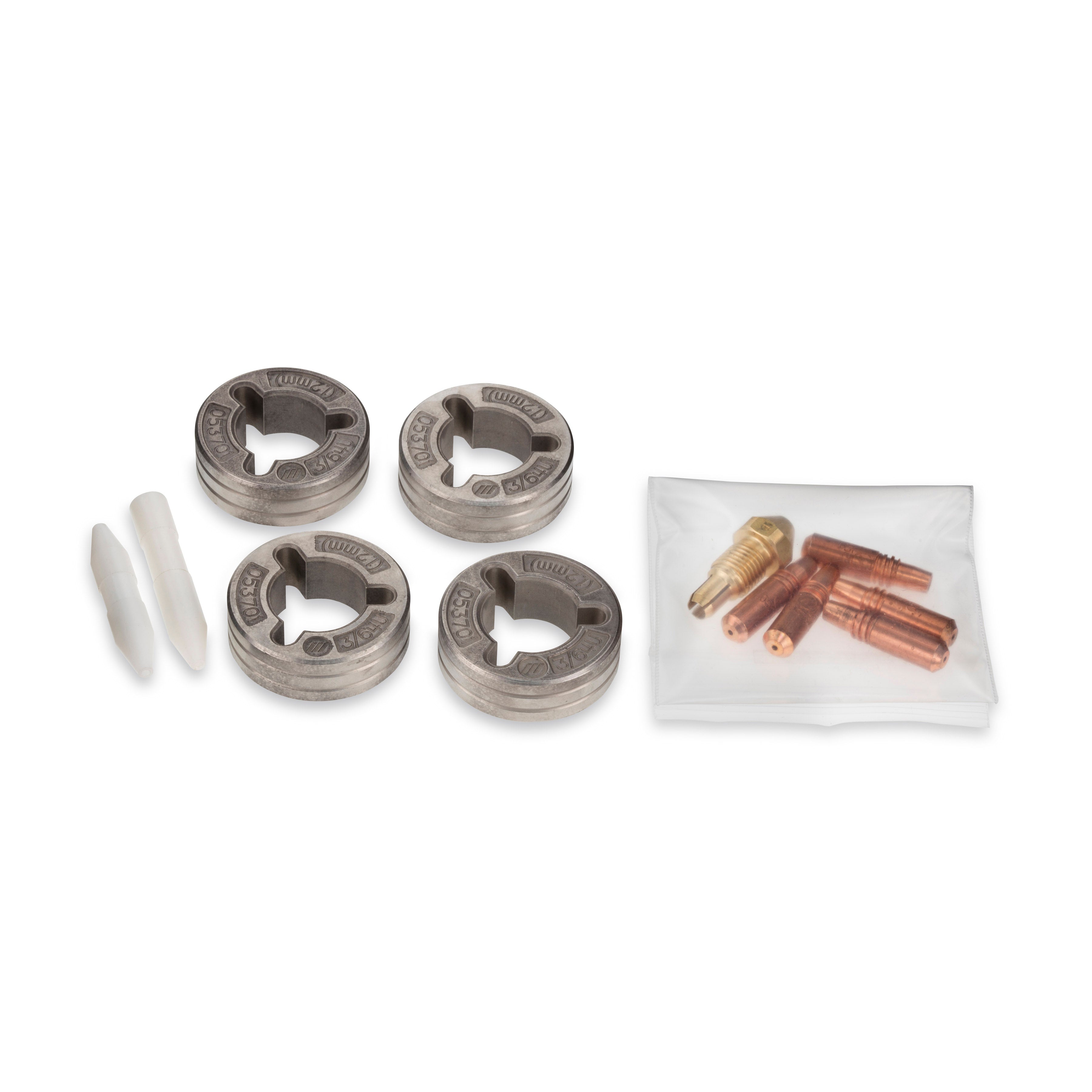 Baker's Gas Miller Aluminum U-Groove Drive Roll Acc Kit .047 XR-Aluma-Pro - 195313